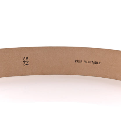 Chanel Metallic Calfskin Baguette Crystal CC Belt 85 34 Gold 4 of 7