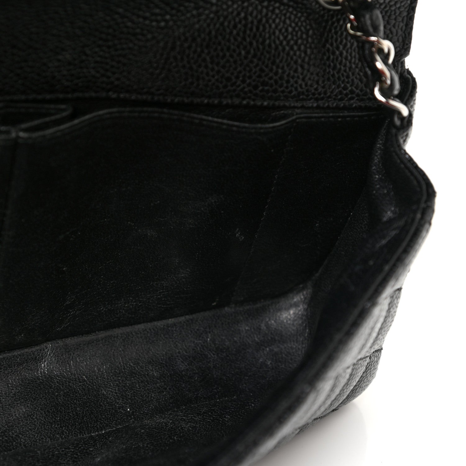 Chanel Caviar Quilted East West Flap Black 13 of 21