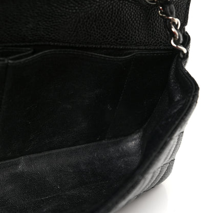 Chanel Caviar Quilted East West Flap Black 13 of 21