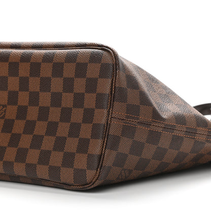 Louis Vuitton Damier Ebene Neo Neverfull MM Rose Ballerine 11 of 12