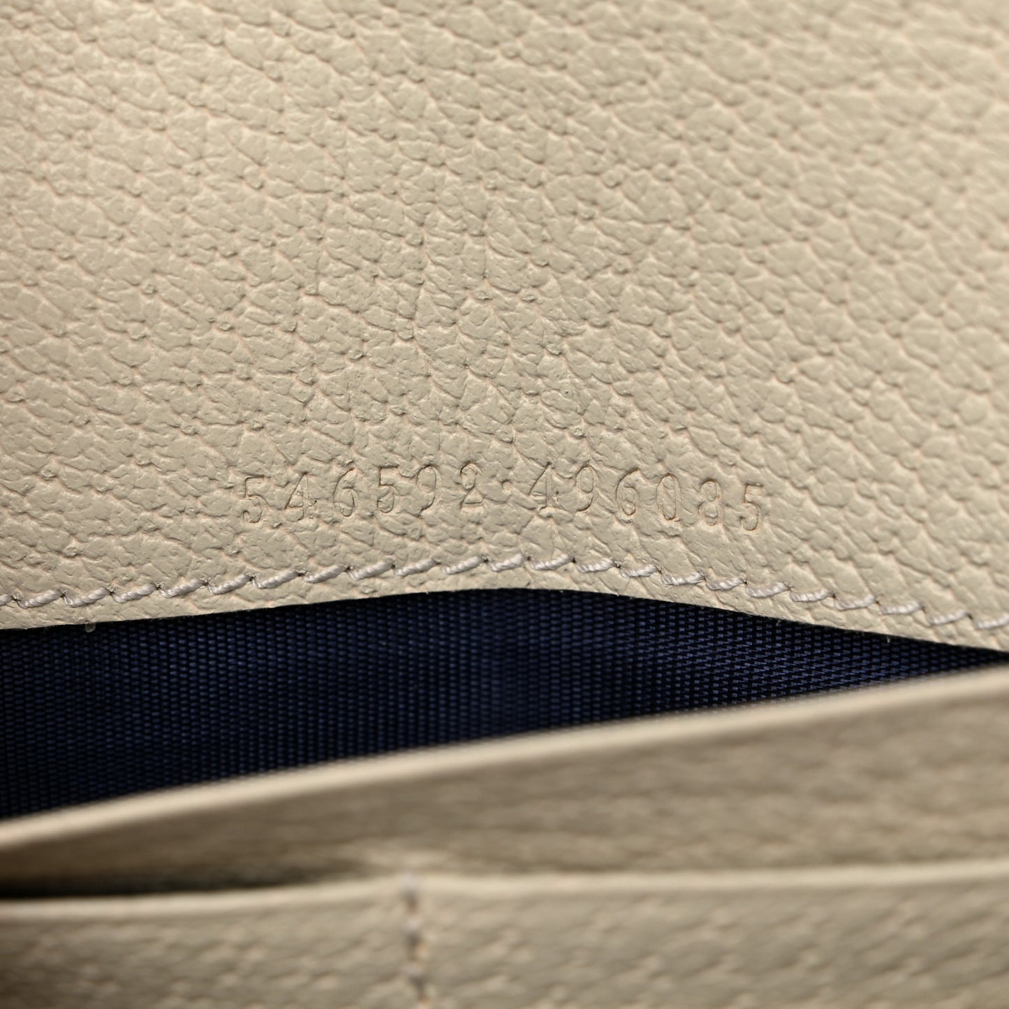 Textured Calfskin Web Ophidia Wallet On Chain Mystic White