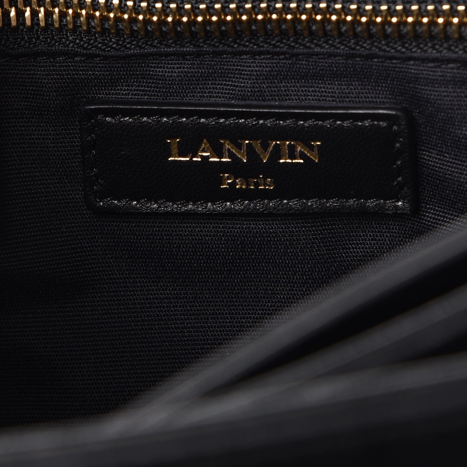 Lanvin Lambskin Studded Medium Sugar Flap Shoulder Bag Black 6 of 8