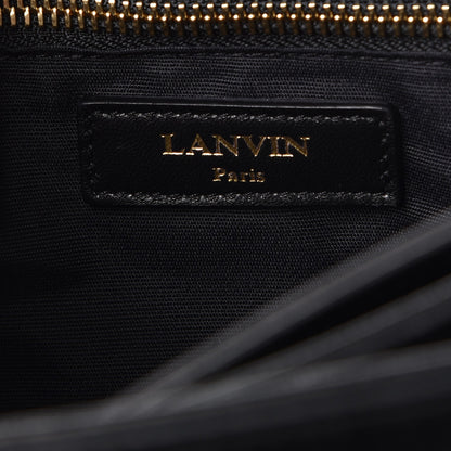 Lanvin Lambskin Studded Medium Sugar Flap Shoulder Bag Black 6 of 8