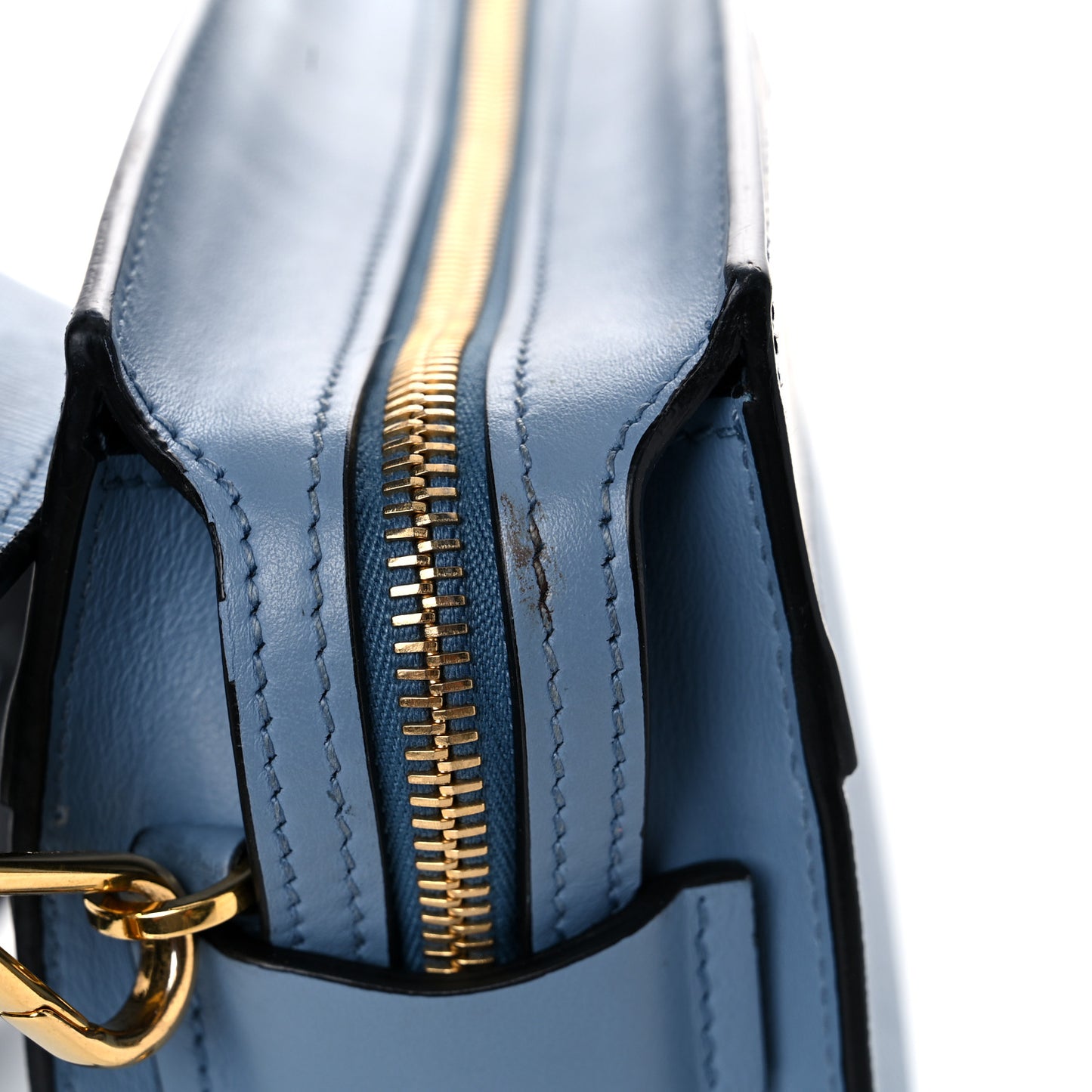 Saffiano City Calfskin Esplanade Crossbody Bag Astrale Black