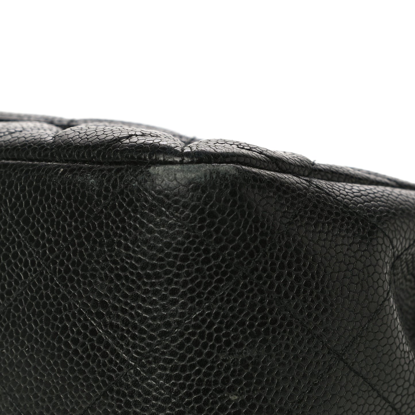 Caviar Quilted Jumbo Single Flap Black