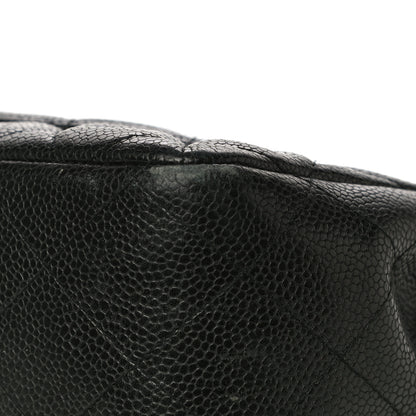 Chanel Caviar Quilted Jumbo Single Flap Black 25 of 25