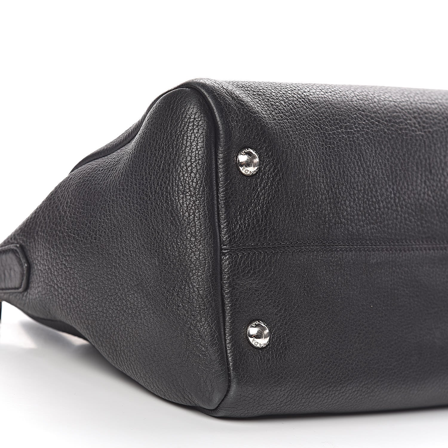 Prada Vitello Daino Shopping Satchel Black 8 of 13