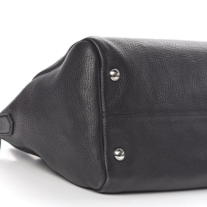 Prada Vitello Daino Shopping Satchel Black 8 of 13