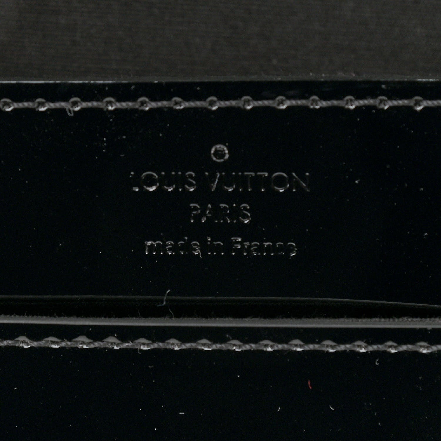 Louis Vuitton Patent Chain Louise GM Black 5 of 9