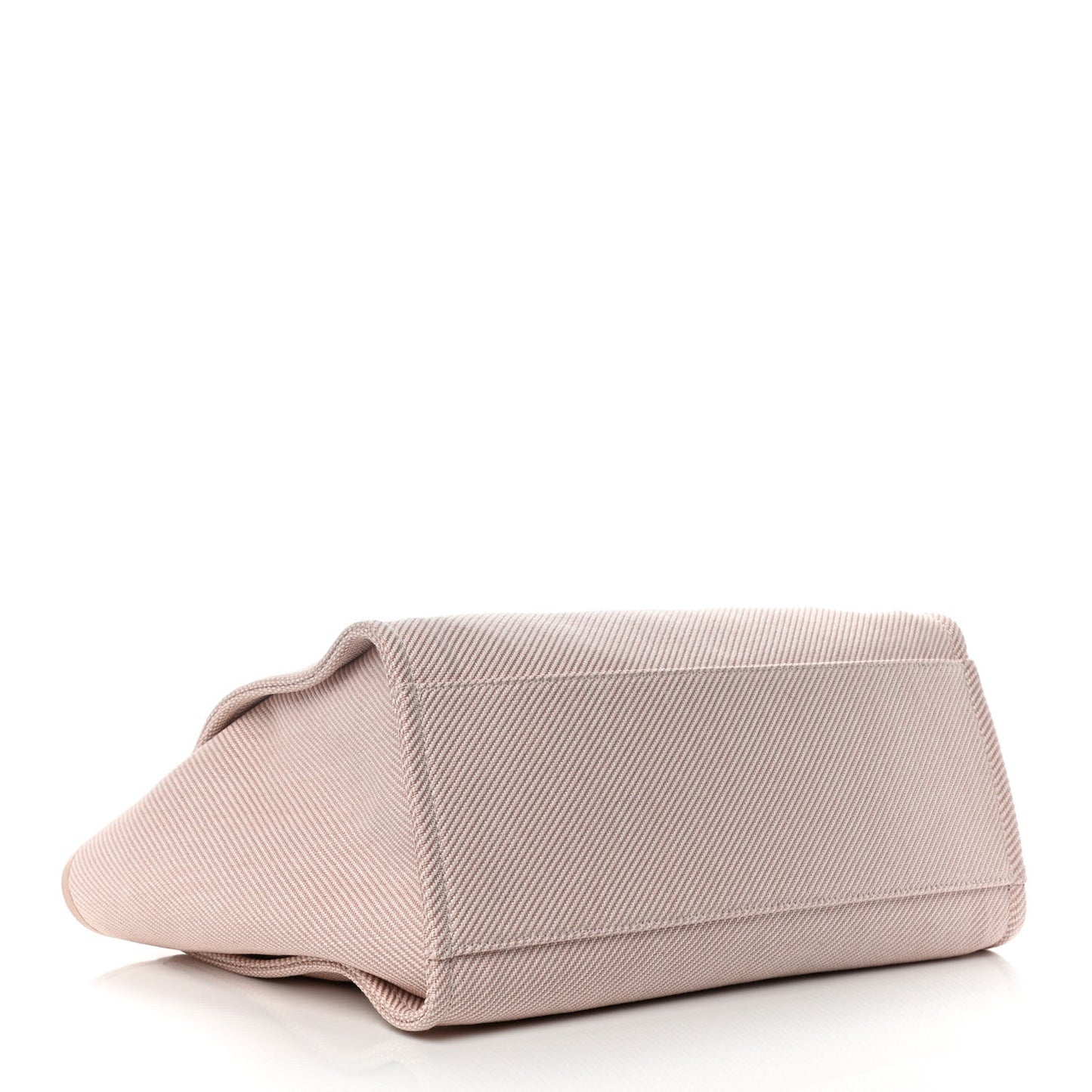 Mixed Fibers Calfskin Medium Deauville Tote Beige