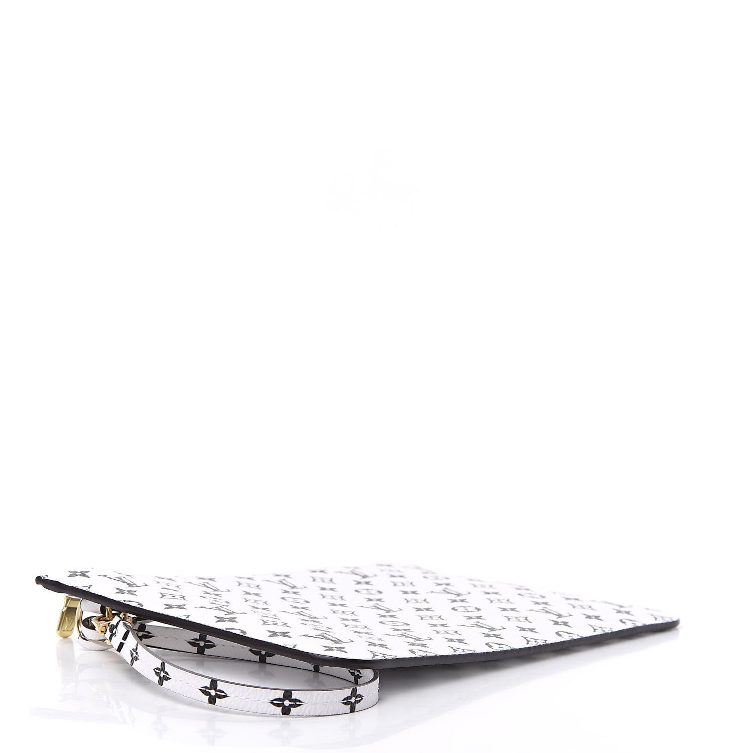 Louis Vuitton Monogram Giant Neverfull MM GM Pochette White 4 of 7