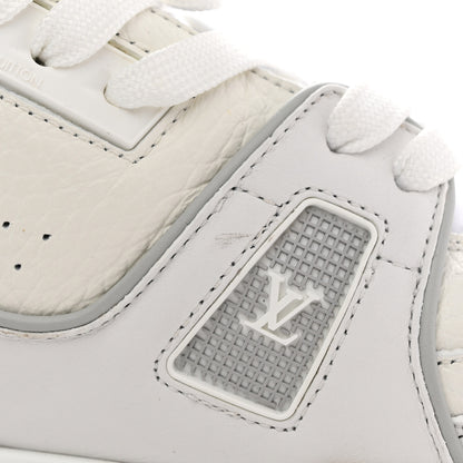 Louis Vuitton Calfskin Mens LV Trainer Sneakers 9 White 15 of 22