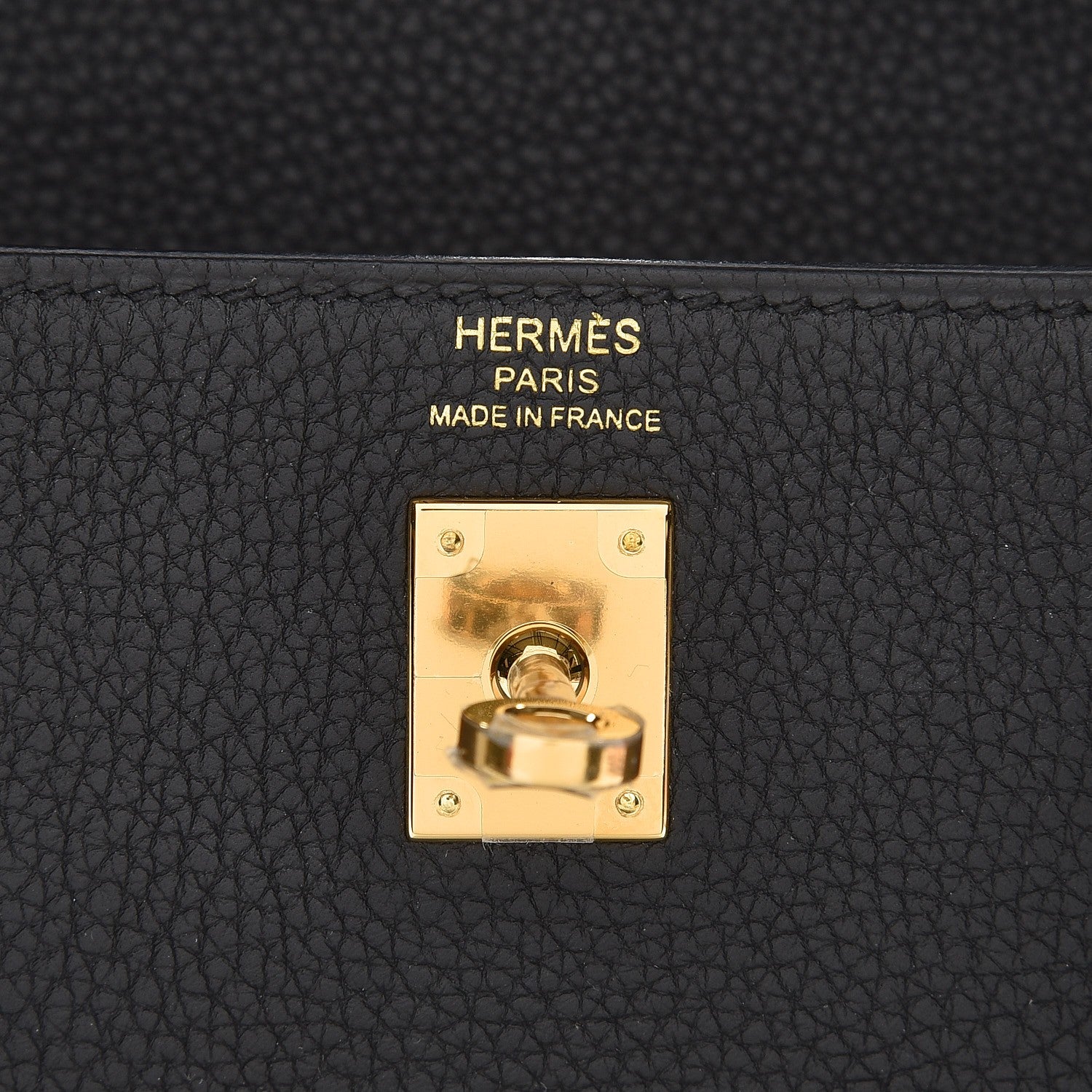 Hermes Togo Kelly Retourne 25 Black 12 of 36