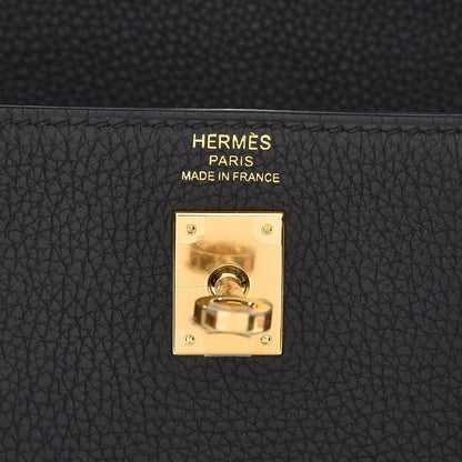Hermes Togo Kelly Retourne 25 Black 12 of 36