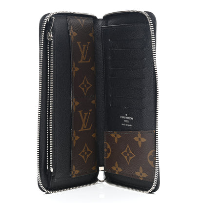 Louis Vuitton Monogram Macassar Vertical Zippy Wallet 5 of 10