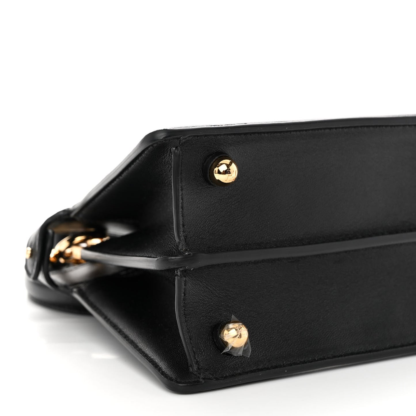 Shiny Nappa Petite Peekaboo I SEE U Satchel Black