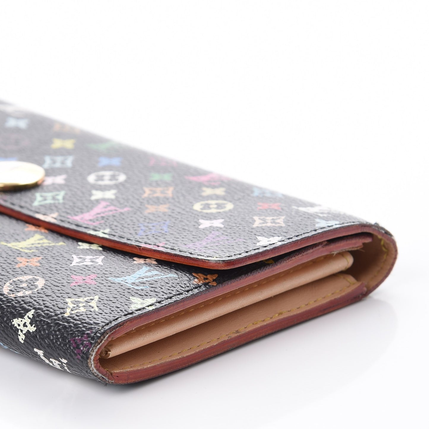 Monogram Multicolor Sarah Wallet Black