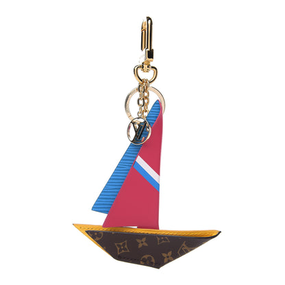 Louis Vuitton Monogram Epi Row Your Boat Bag Charm Key Holder 2 of 2