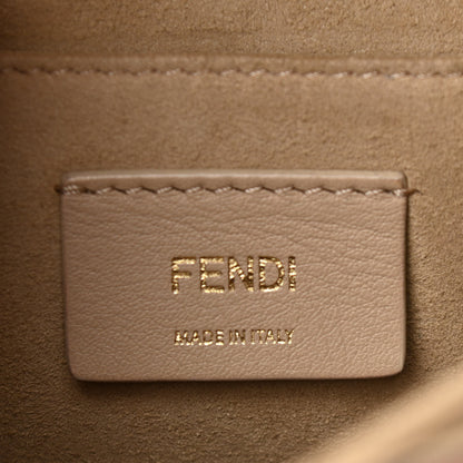 Fendi Vitello Liberty FF 1974 Embossed Kan I Shoulder Bag Fragola 6 of 10