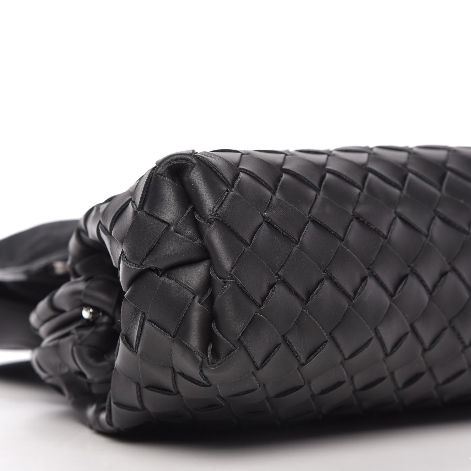 Bottega Veneta Calfskin Intrecciato Crossbody Black 7 of 12
