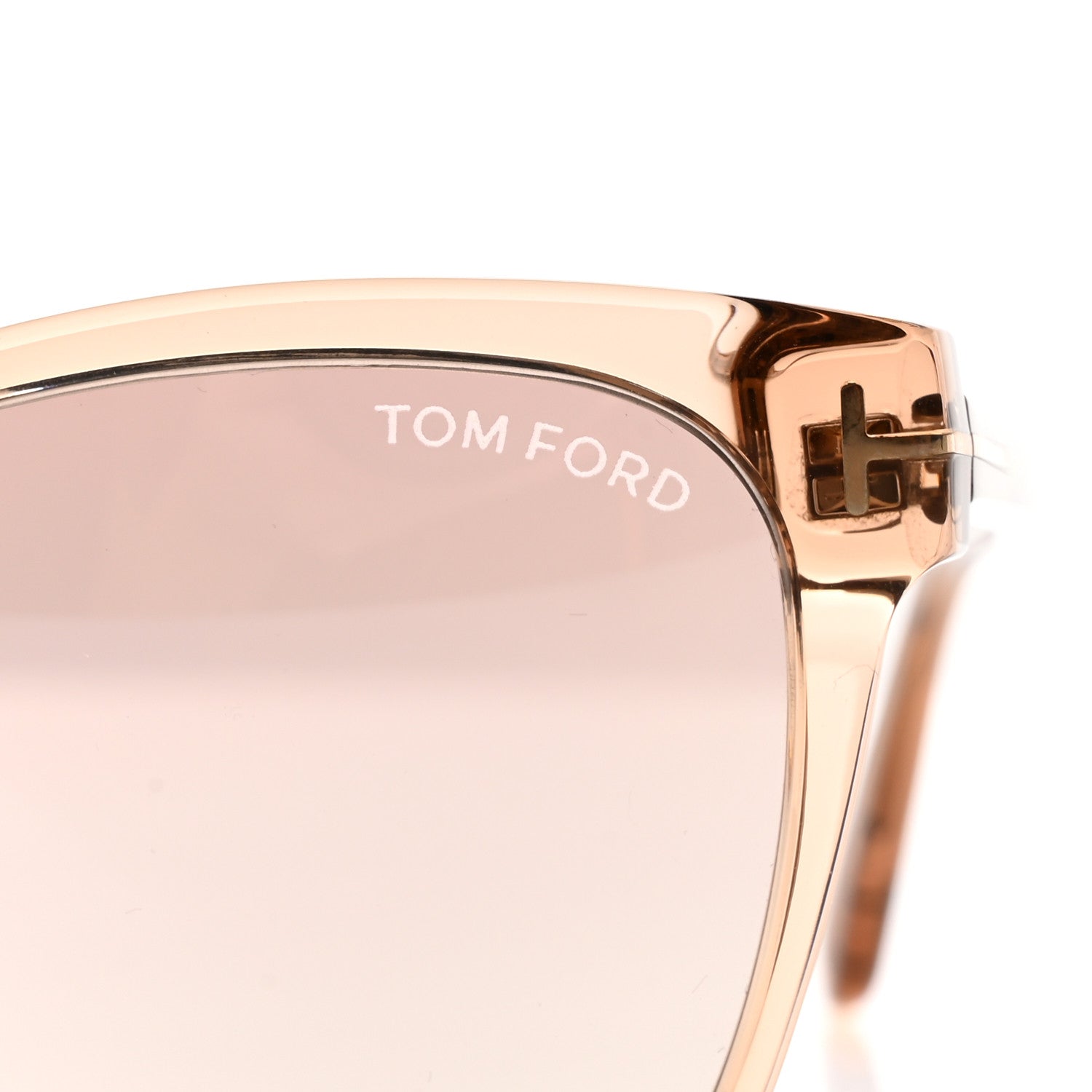 Tom Ford Acetate Ani Sunglasses TF844 Rose Champagne 9 of 11