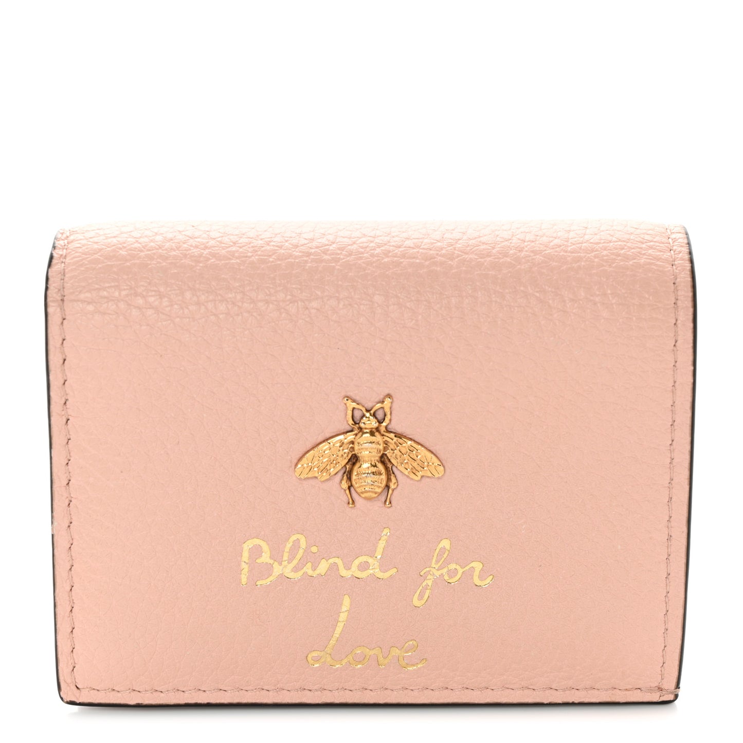 Cellarius Calfskin Blind for Love Card Case Wallet Perfect Pink