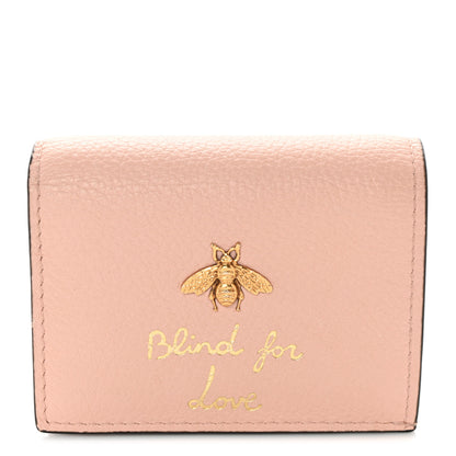 Gucci Cellarius Calfskin Blind for Love Card Case Wallet Perfect Pink 1 of 7
