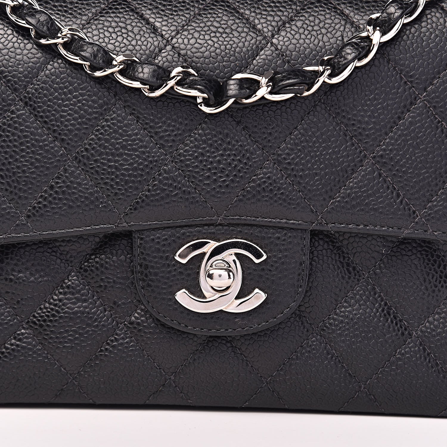 Chanel Caviar Quilted Small Double Flap Black 14 of 14