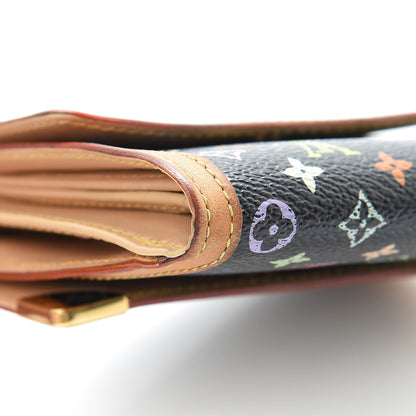 Louis Vuitton Monogram Multicolor Porte-Monnaie Billets Wallet Black 12 of 13
