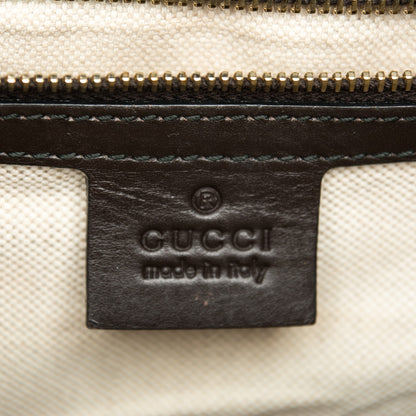 Gucci Monogram Margaux Calfskin Large Emily Chain Shoulder Bag Beige Ebony Cocoa 6 of 10