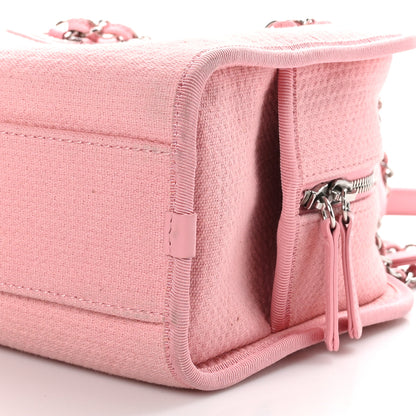 Chanel Canvas Deauville Small Bowling Bag Pink 9 of 10