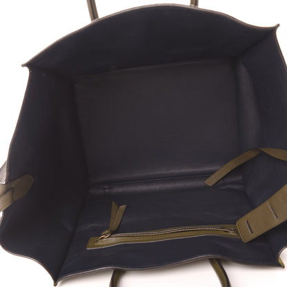 Celine Suede Medium Phantom Luggage Olive 5 of 15