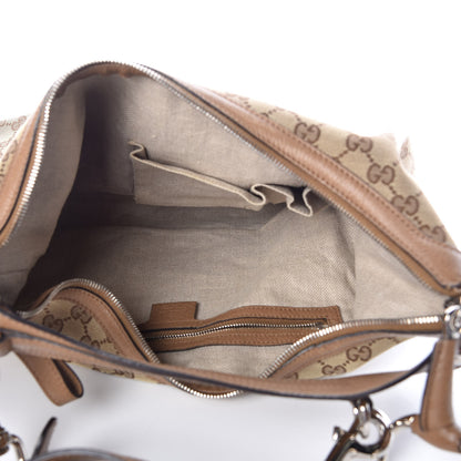 Gucci Monogram Medium Icon Bit Hobo Light Cuir 6 of 10