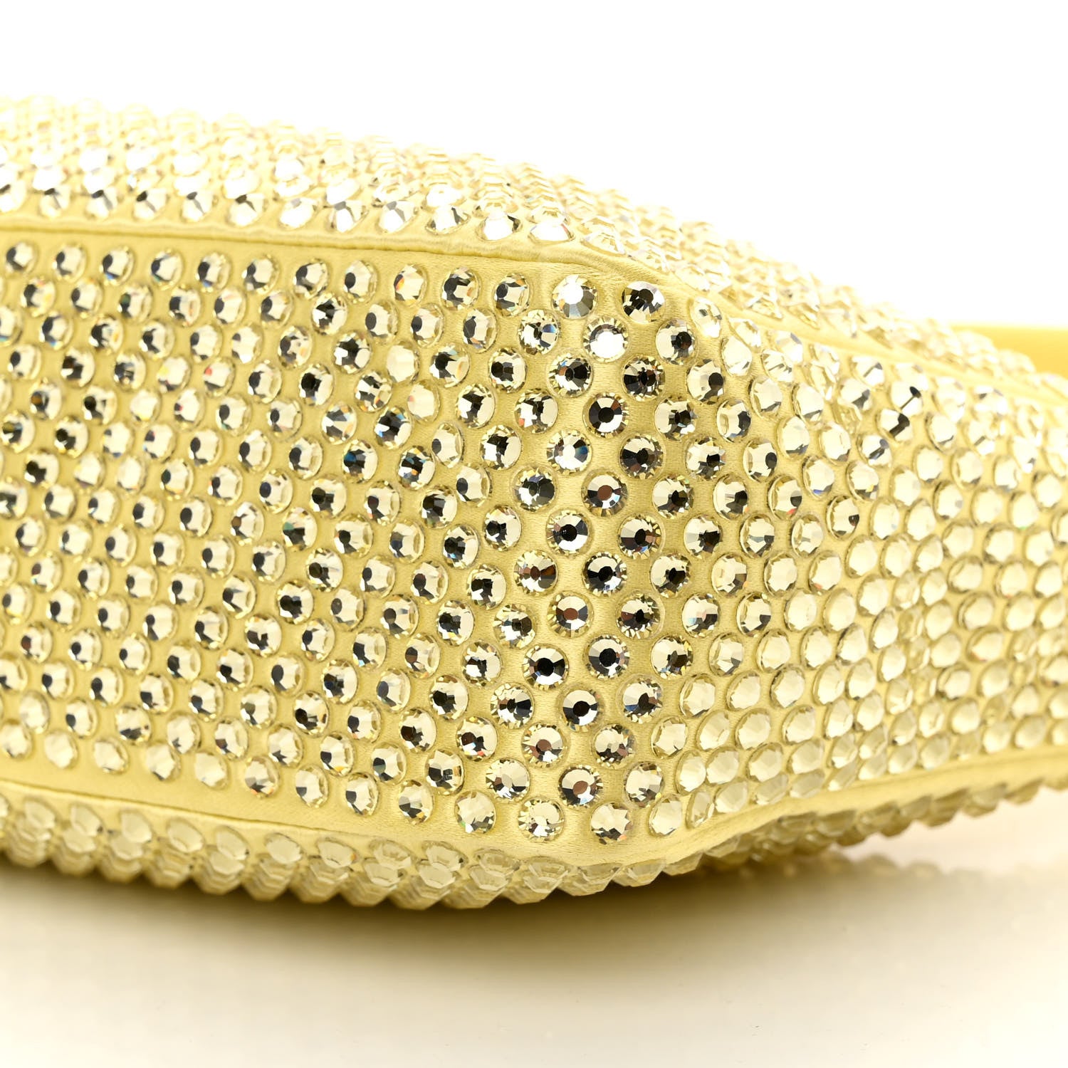 Prada Satin Crystal Mini Re-Edition 2000 Bag Ananas 10 of 10