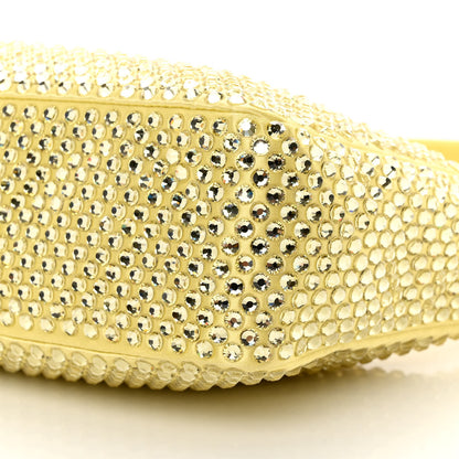 Prada Satin Crystal Mini Re-Edition 2000 Bag Ananas 10 of 10
