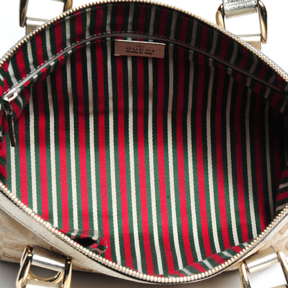 Gucci Monogram Small Abbey Handbag Metallic 5 of 7