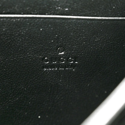 Gucci Vintage Effect Calfskin Matelasse Diagonal Torchon GG Marmont Chain Wallet Black Romantic Cherry 6 of 11