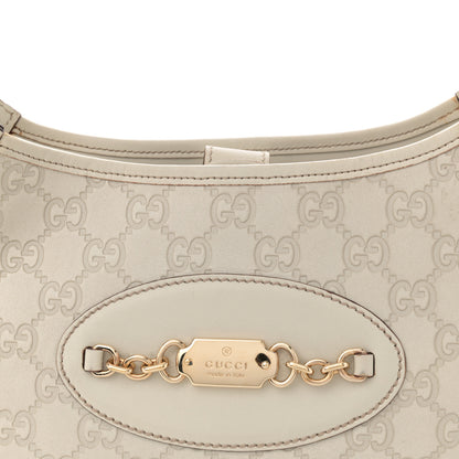 Gucci Guccissima Punch Hobo Off White 8 of 14