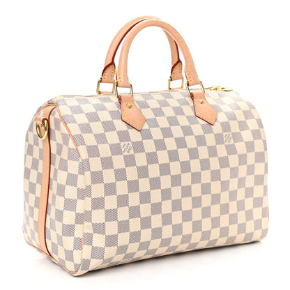 Louis Vuitton Damier Azur Speedy Bandouliere 30 3 of 12