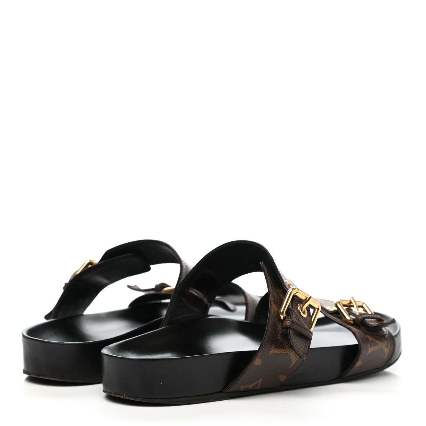 Monogram Bom Dia Mule Sandals 42 Black