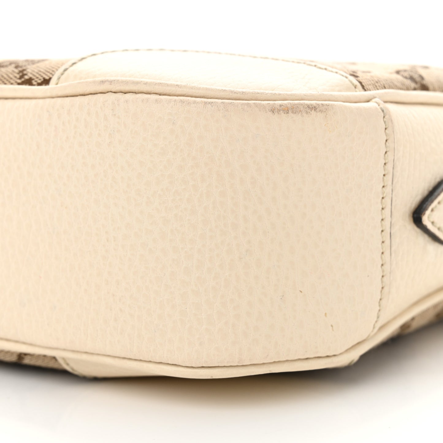 Monogram Dollar Calfskin Mini Bree Messenger Bag Beige Ebony Avoire