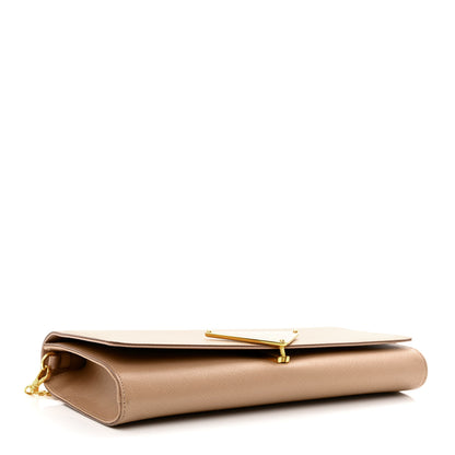 Prada Saffiano Lux Chain Wallet Cammeo 3 of 9