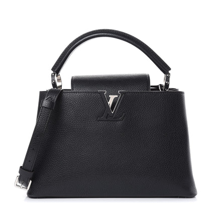 Louis Vuitton Taurillon Capucines PM Black 1 of 9