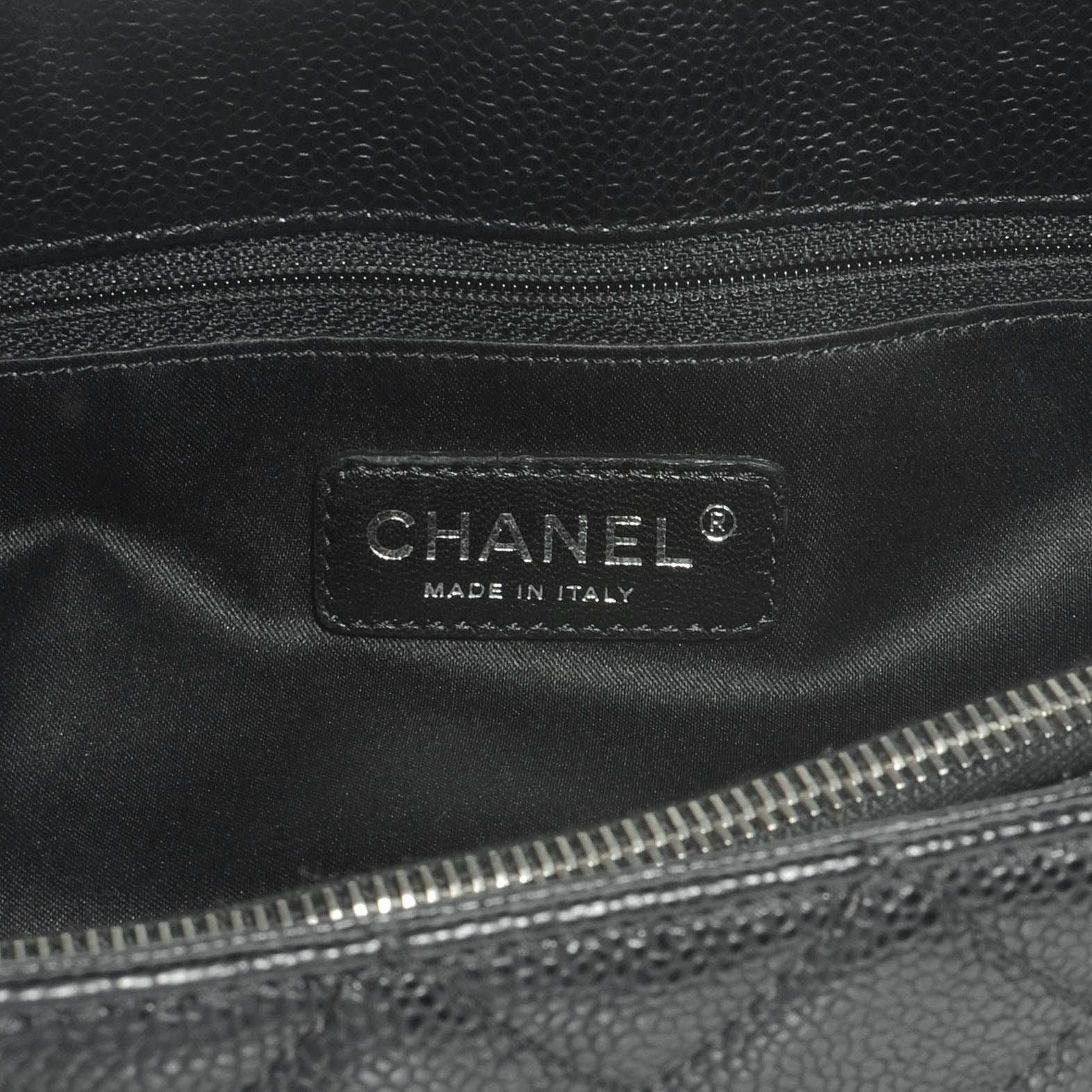 Chanel Caviar Grand Shopping Tote GST Black 6 of 7