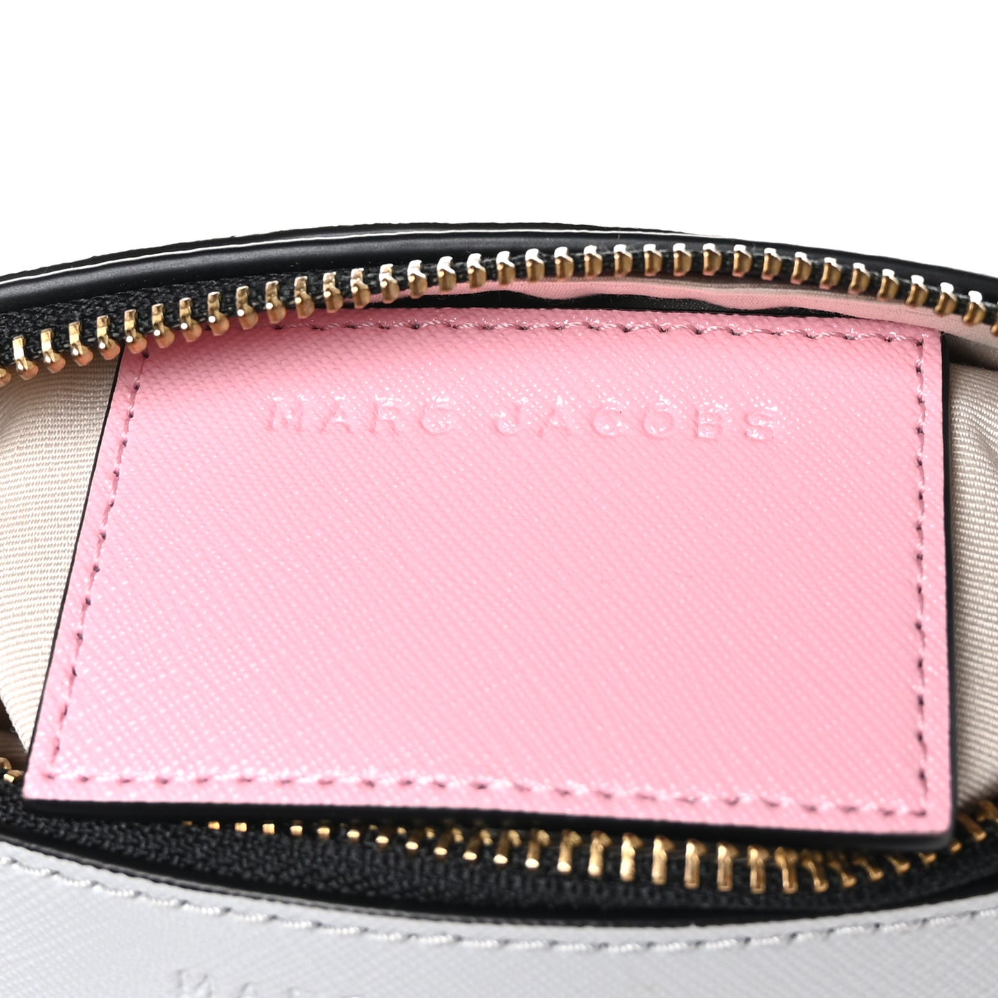 Saffiano Small Snapshot Camera Bag Baby Pink Multicolor