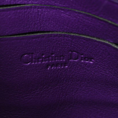Christian Dior Patent Cannage New Lock Pouch Purple 6 of 9
