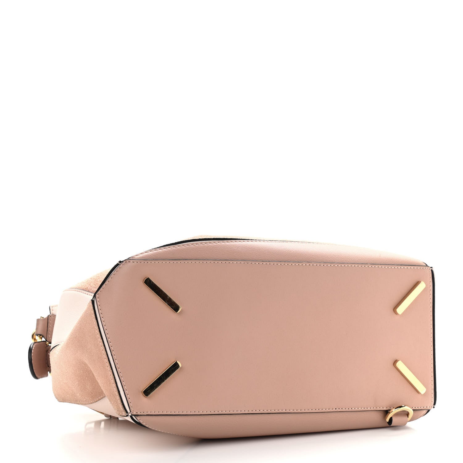 Loewe Calfskin Suede Medium Puzzle Bag Blush 4 of 10