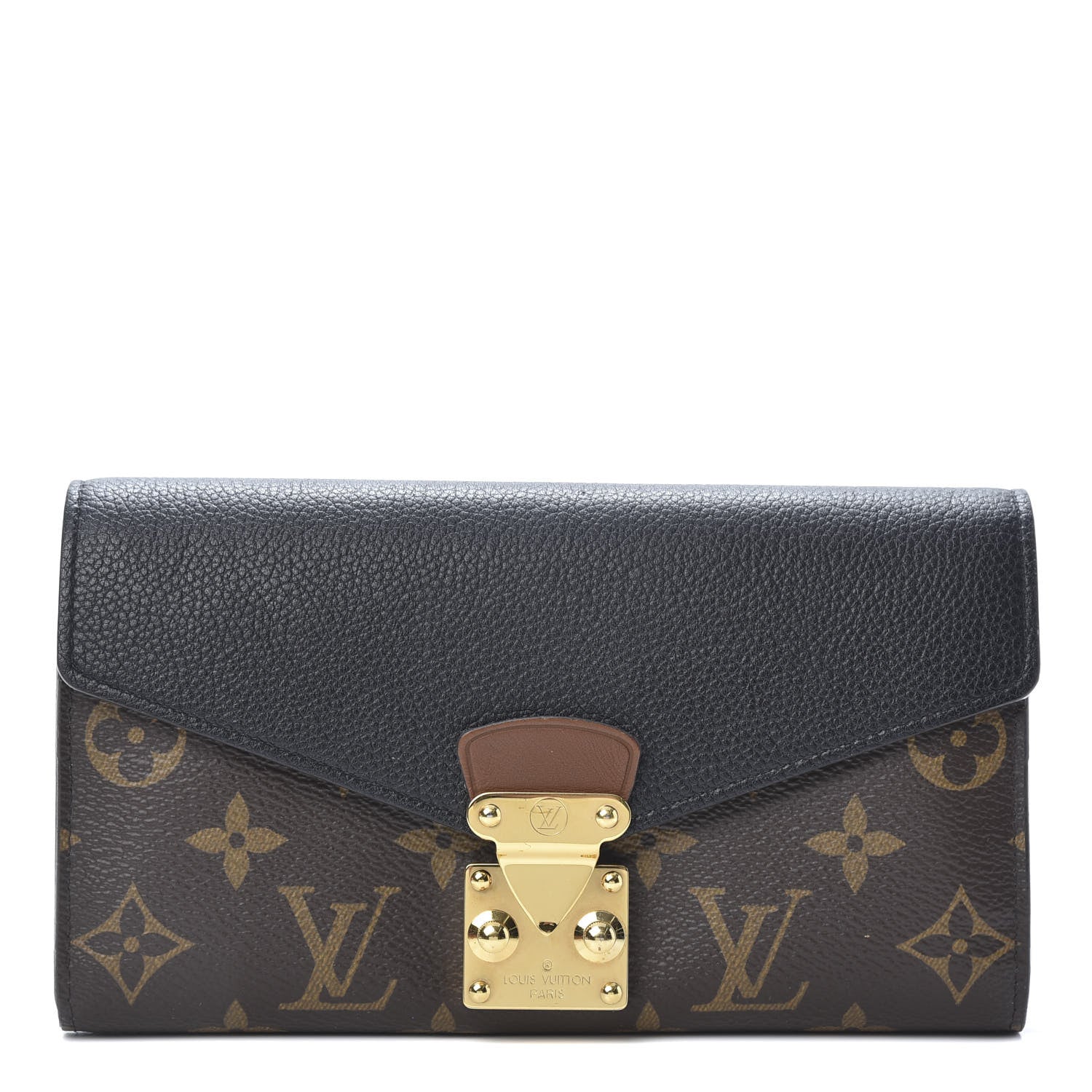 Louis Vuitton Monogram Pallas Wallet Black 1 of 7