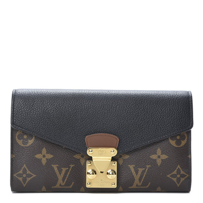 Louis Vuitton Monogram Pallas Wallet Black 1 of 7