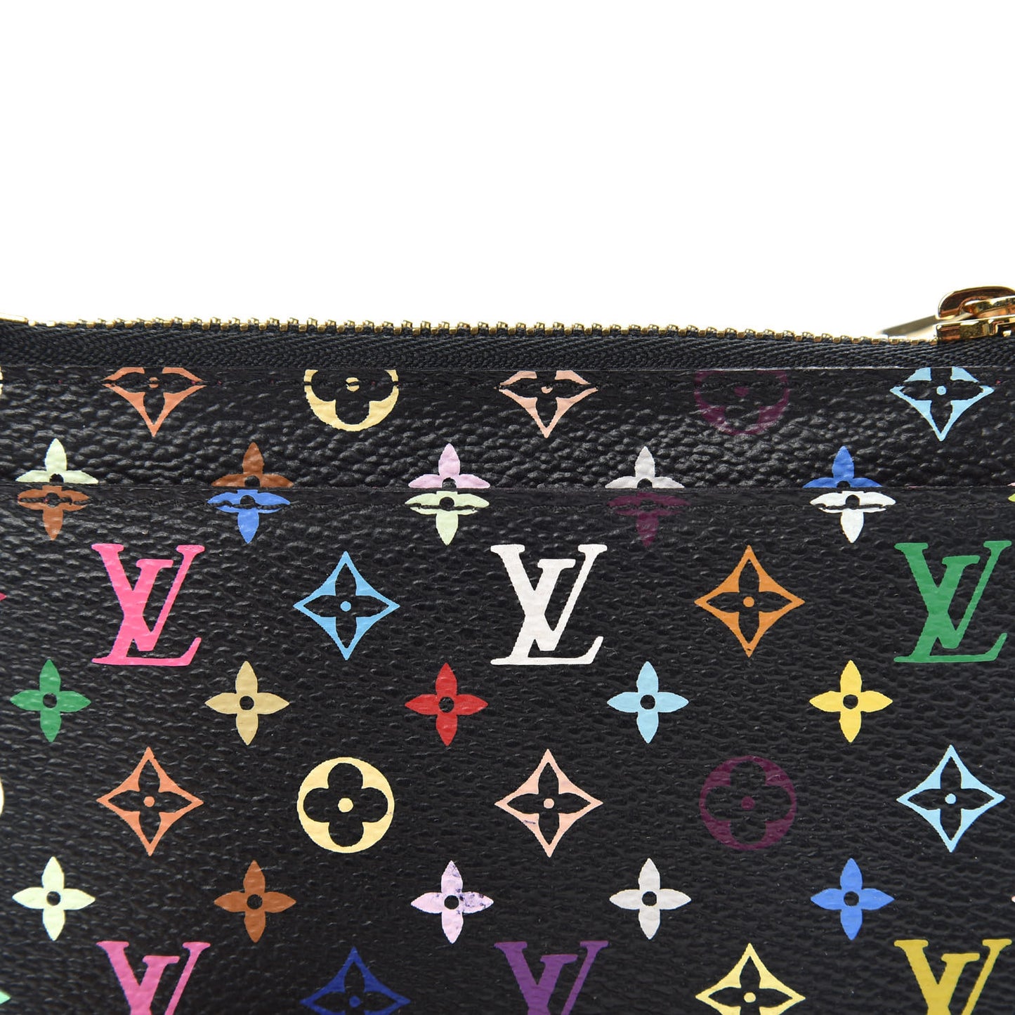 Monogram Multicolor Key Pouch Black Grenade